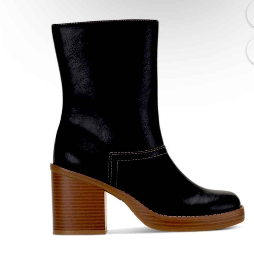 Thick heel boots